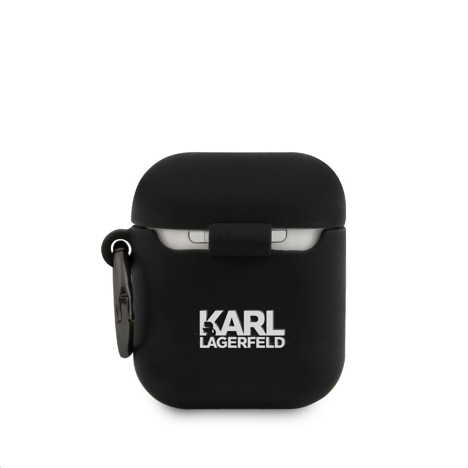 Калъф Karl Lagerfeld Rue St Guillaume Silicone Case за Airpods 1/2 - Черен