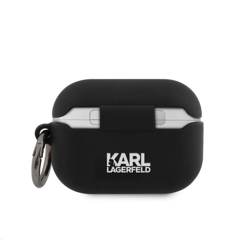 Калъф Karl Lagerfeld Rue St Guillaume Silicone Case за Airpods Pro - Черен
