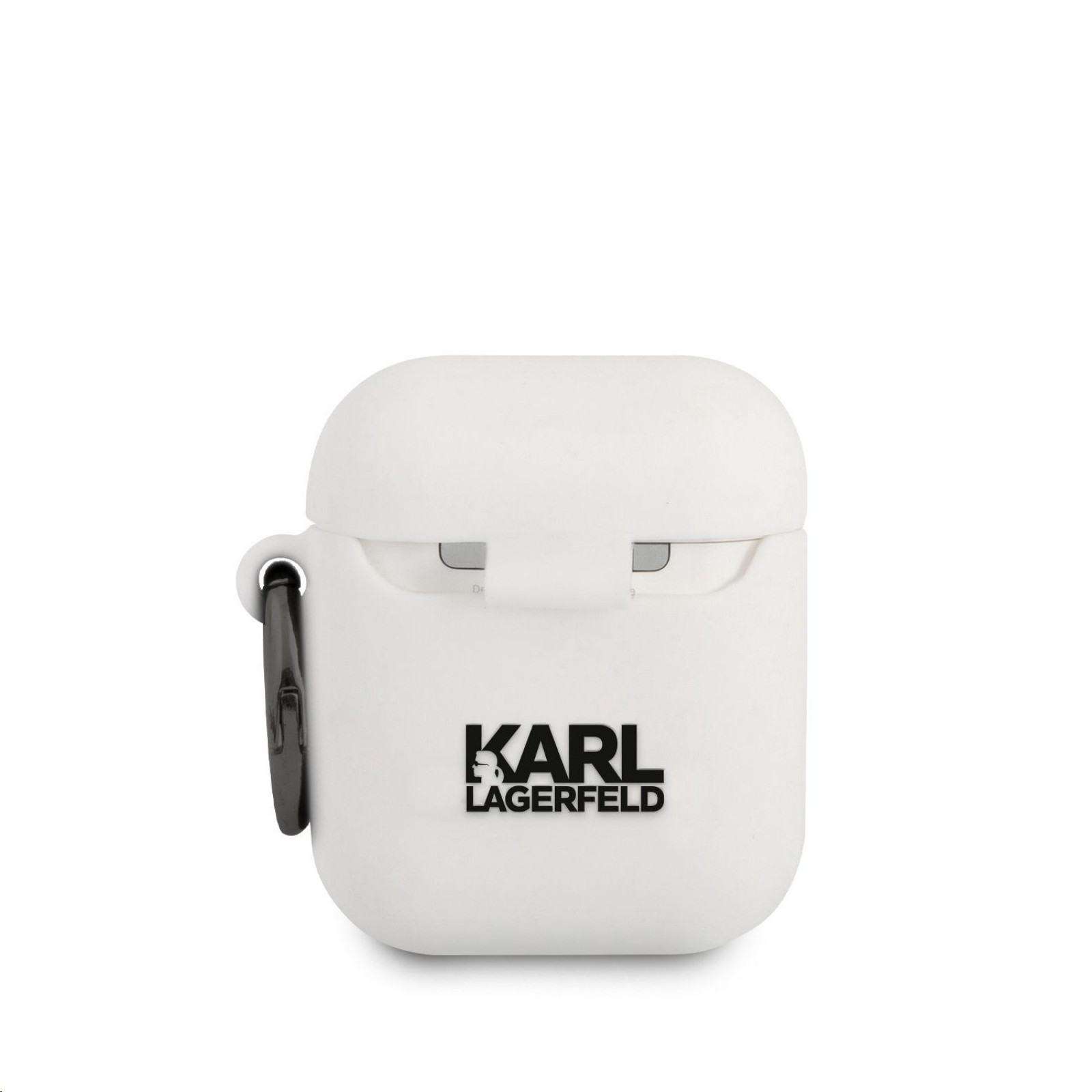 Калъф Karl Lagerfeld Rue St Guillaume Silicone Case за Airpods 1/2 - Бял