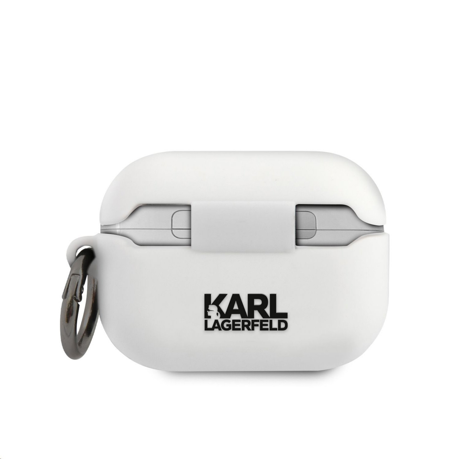 Калъф Karl Lagerfeld Rue St Guillaume Silicone Case за Airpods Pro - Бял