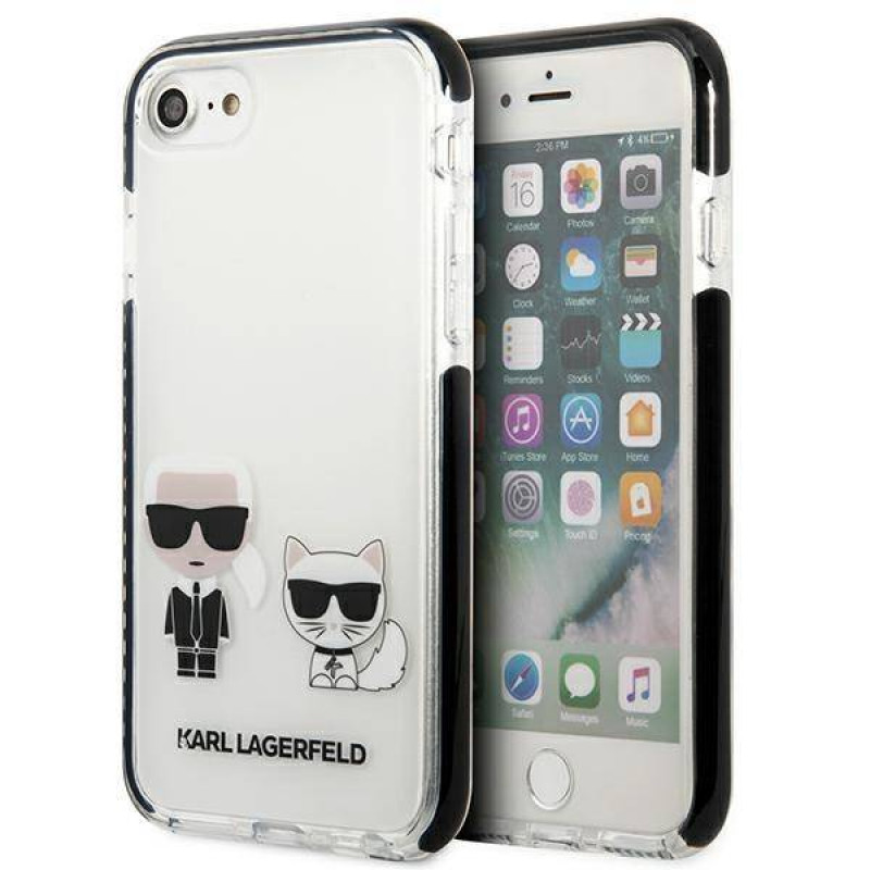 Гръб Karl Lagerfeld TPE Karl and Choupette Case за...