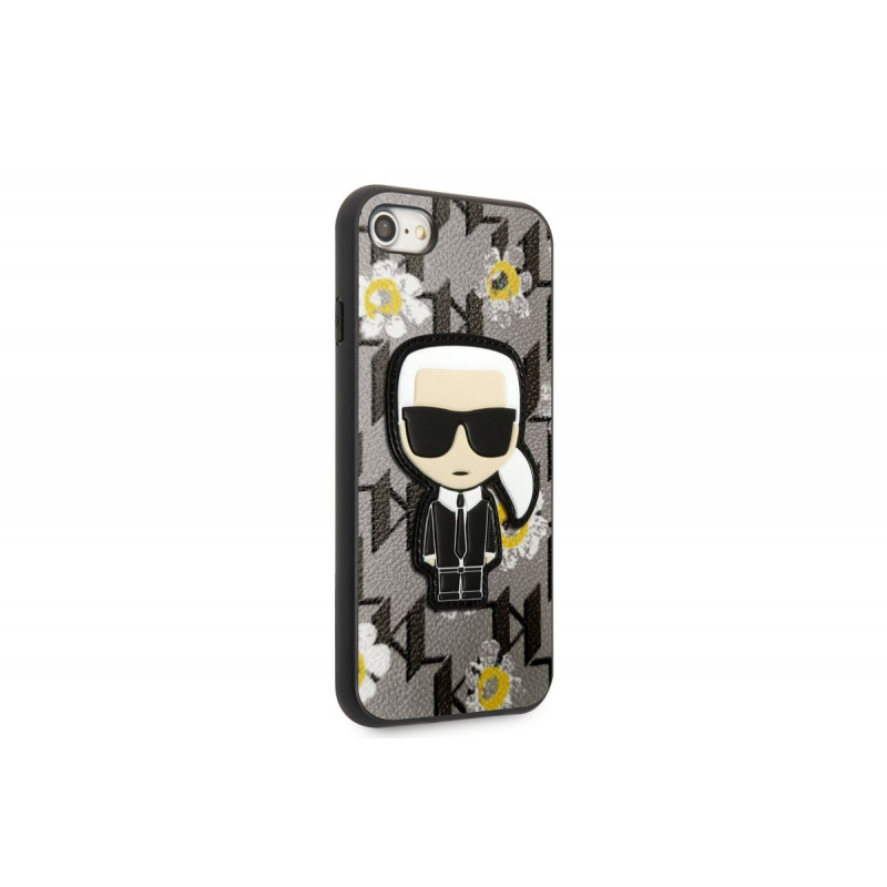 Гръб Karl Lagerfeld Ikonik Flower Case за iPhone 7/8/SE2020/SE2022 - Сив