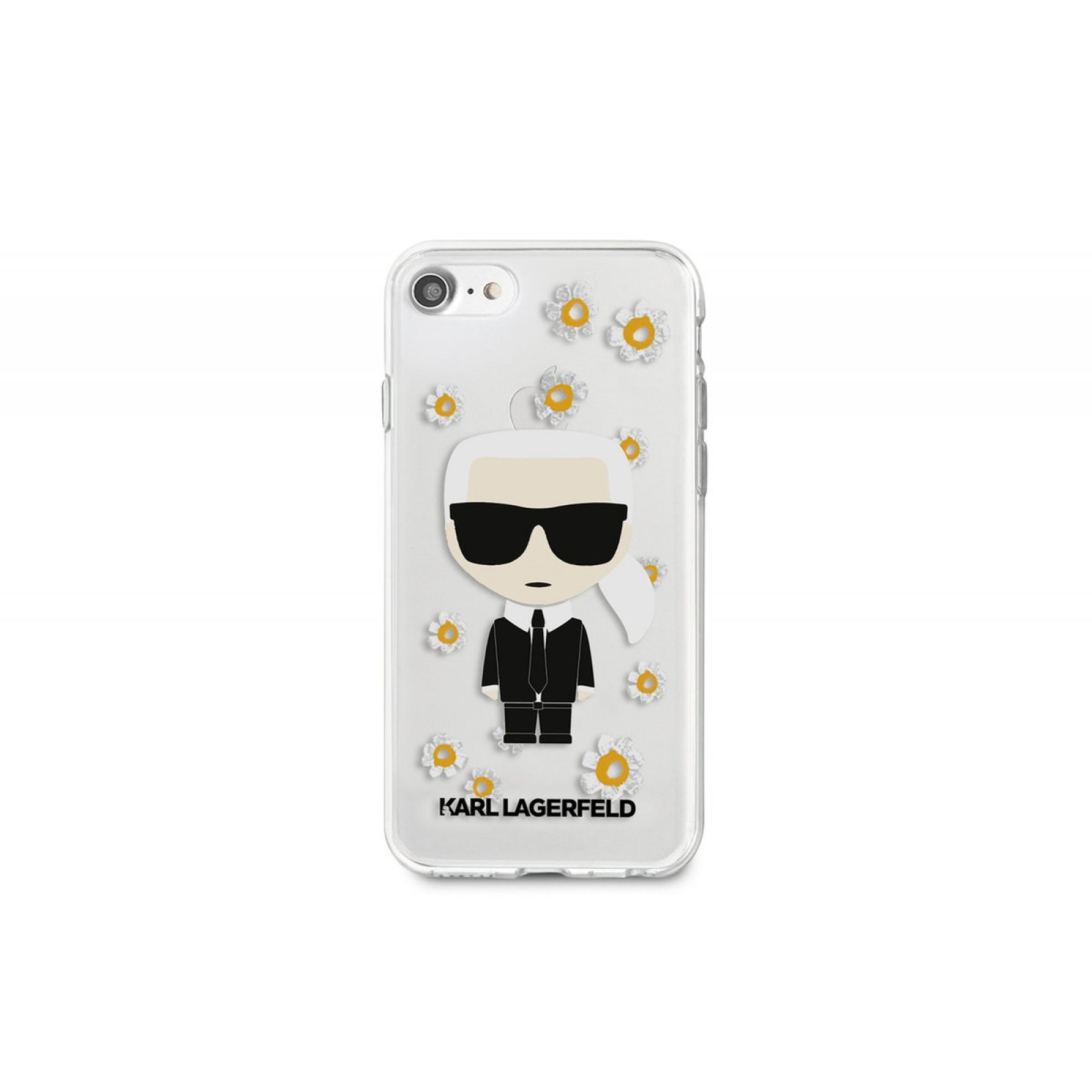 Гръб Karl Lagerfeld Ikonik Flower Case за iPhone 7/8/SE2020/SE2022 - Прозрачен