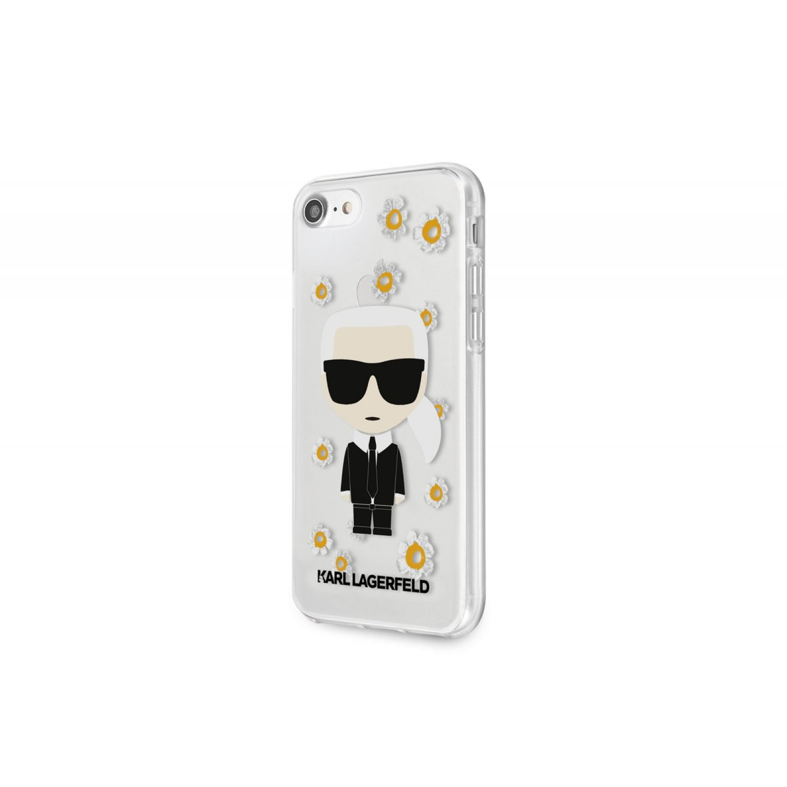 Гръб Karl Lagerfeld Ikonik Flower Case за iPhone 7/8/SE2020/SE2022 - Прозрачен