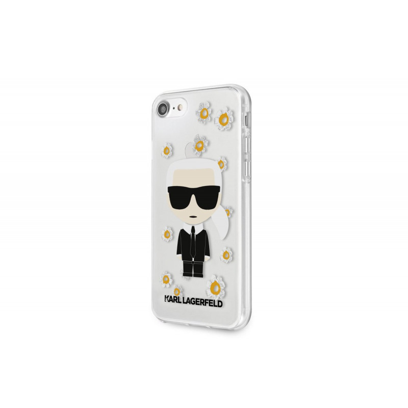 Гръб Karl Lagerfeld Ikonik Flower Case за iPhone 7/8/SE2020/SE2022 - Прозрачен