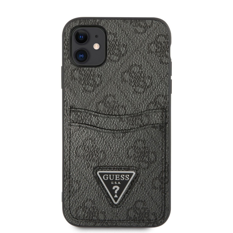 Гръб Guess 4G Saffiano Double Card Case за iPhone ...