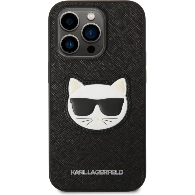 Гръб Karl Lagerfeld PU Saffiano Choupette Head Cas...