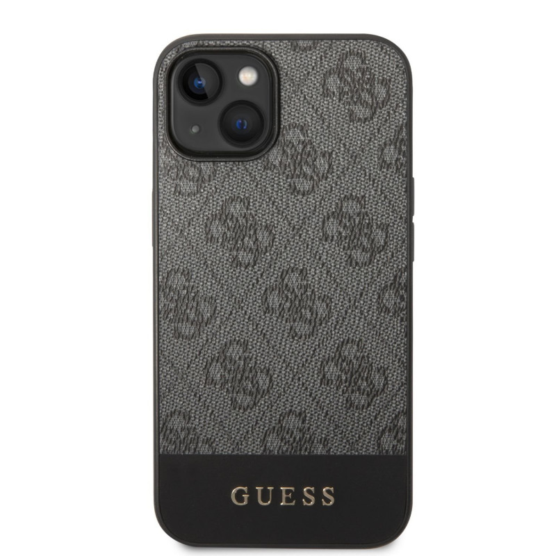 Гръб Guess 4G Stripe Case за iPhone 14/13  - Сив...