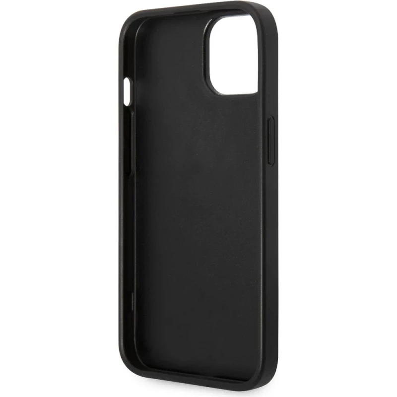 Гръб Guess PU Leather Saffiano Case за iPhone 14 Plus  - Черен