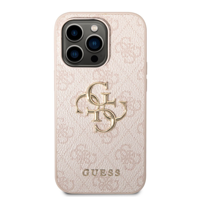 Гръб Guess PU 4G Metal Logo Case за iPhone 14 Pro ...