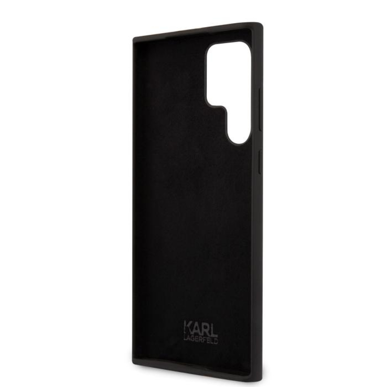 Гръб Karl Lagerfeld Liquid Silicone Choupette NFT Case за Samsung Galaxy S23 Ultra  - Черен