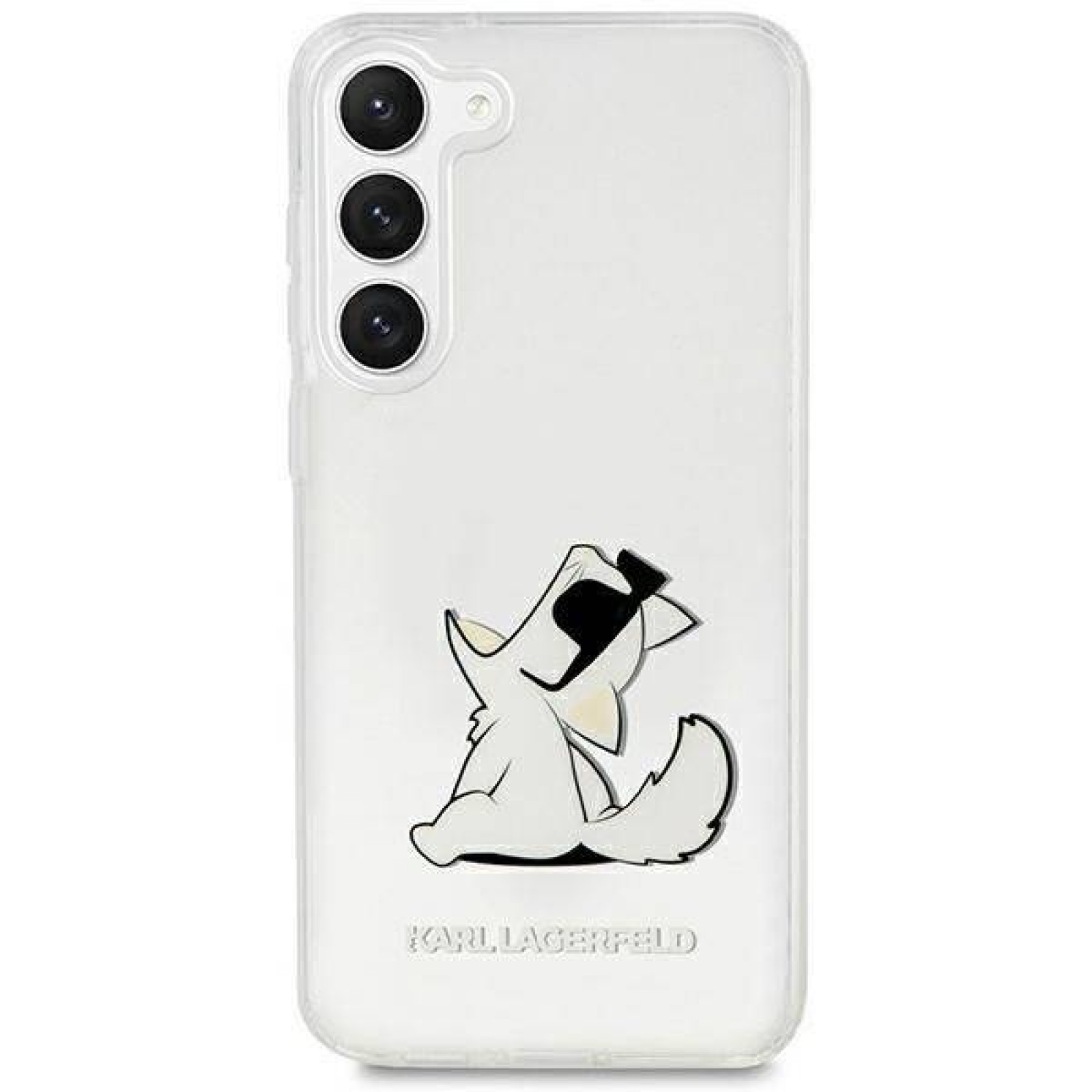 Гръб Karl Lagerfeld PC/TPU Choupette Eat Case за Samsung Galaxy S23 Plus - Прозрачен