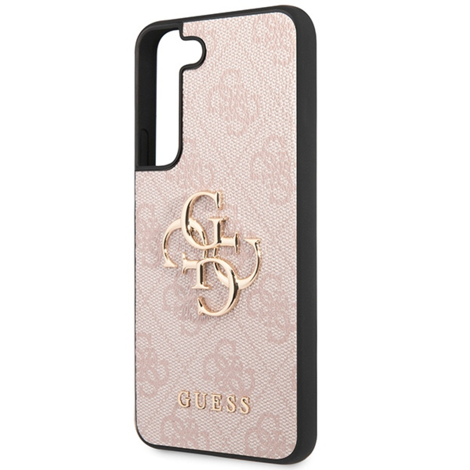 Гръб Guess PU 4G Metal Logo Case за Samsung Galaxy S23 - Розов