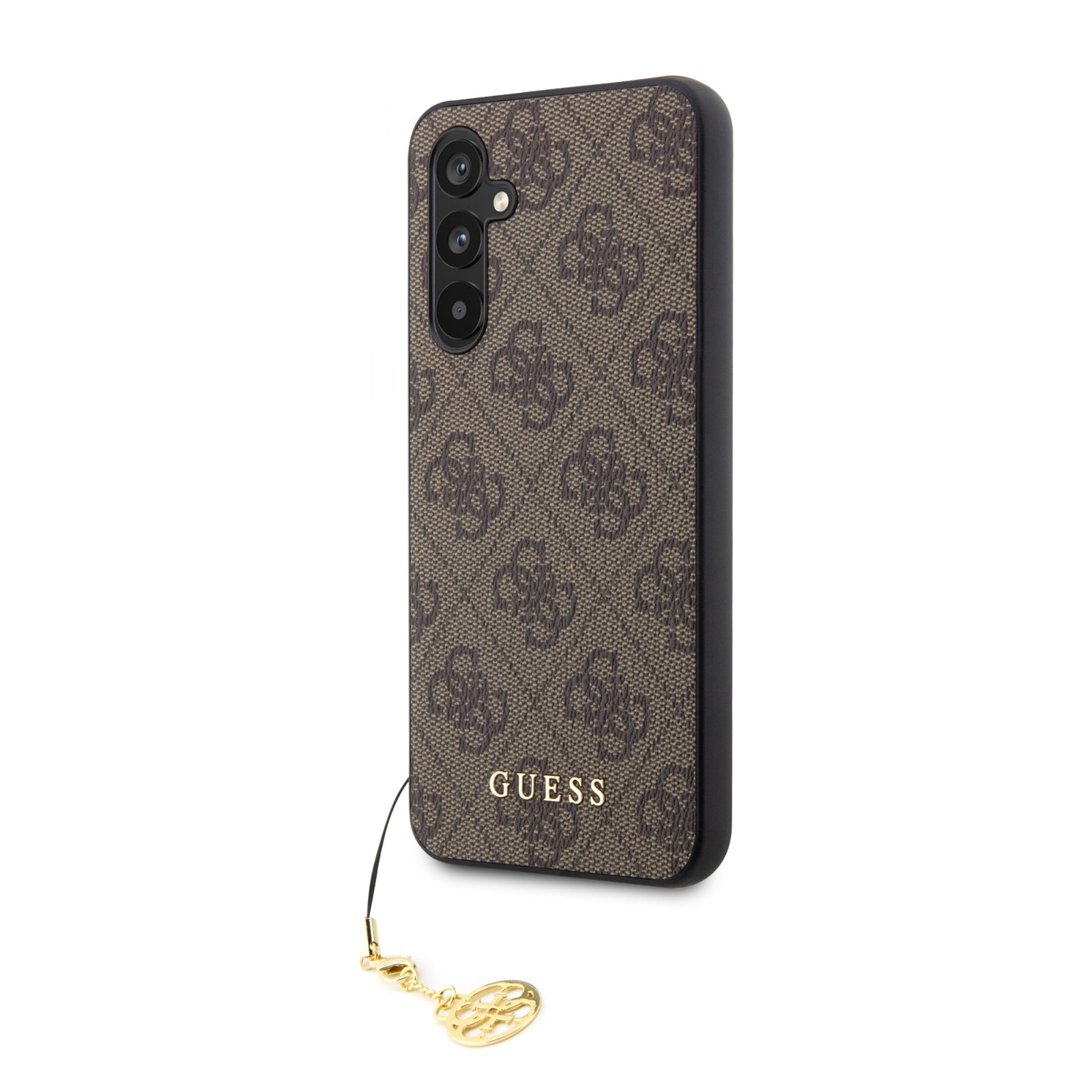 Гръб Guess 4G Charms Case за Samsung Galaxy S23 FE - Кафяв