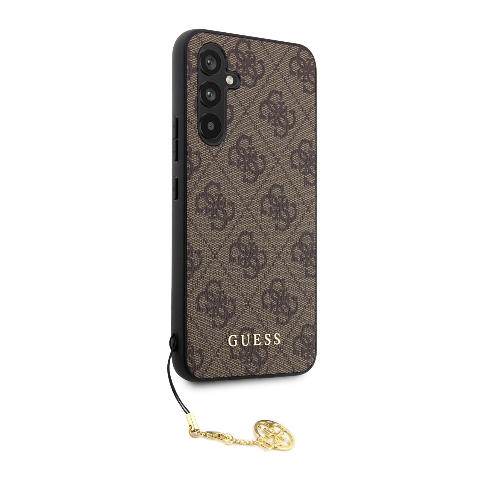 Гръб Guess 4G Charms Case за Samsung Galaxy S23 FE - Кафяв