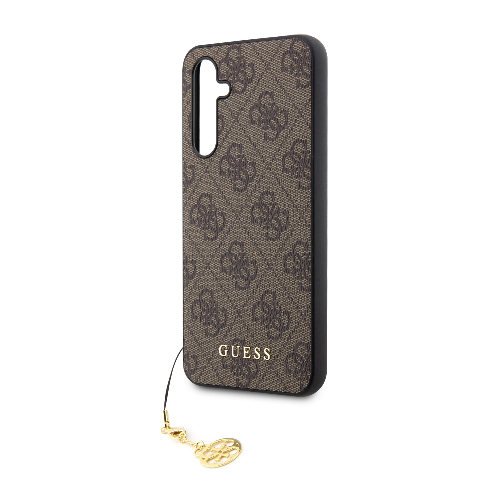 Гръб Guess 4G Charms Case за Samsung Galaxy S23 FE - Кафяв