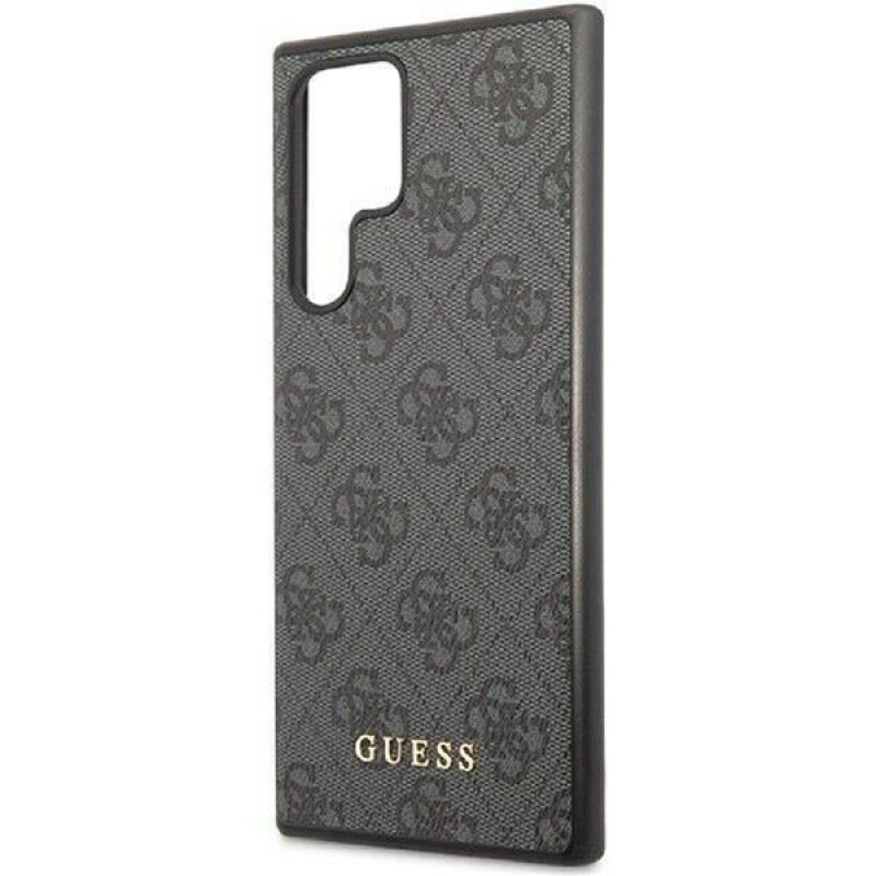 Гръб Guess PU 4G Stripe Case за Samsung Galaxy S24 Ultra - Сив