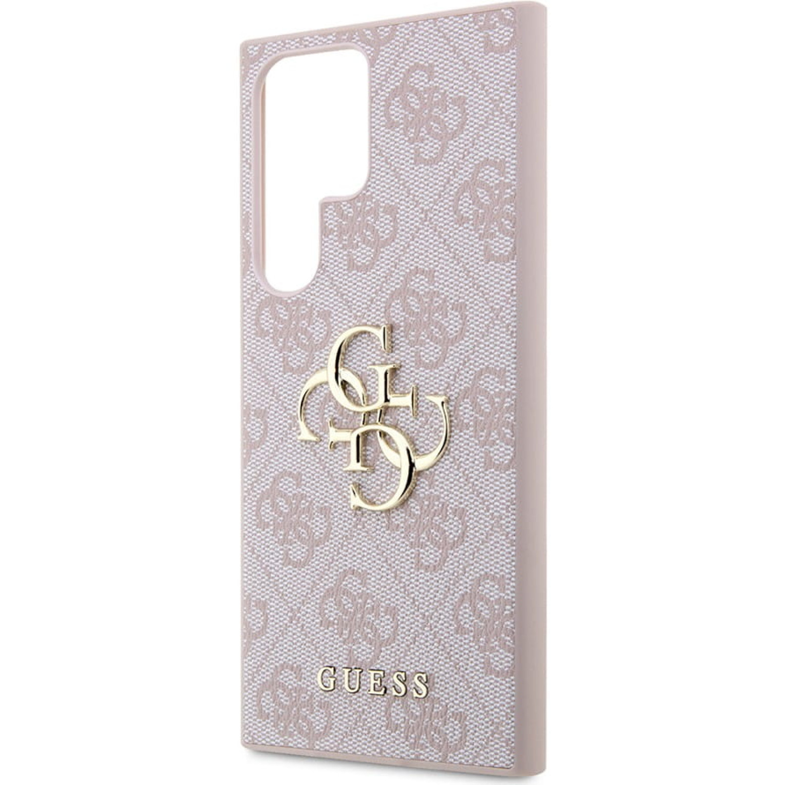 Гръб Guess PU 4G Metal Logo Case  за Samsung Galaxy S24 Ultra - Розов