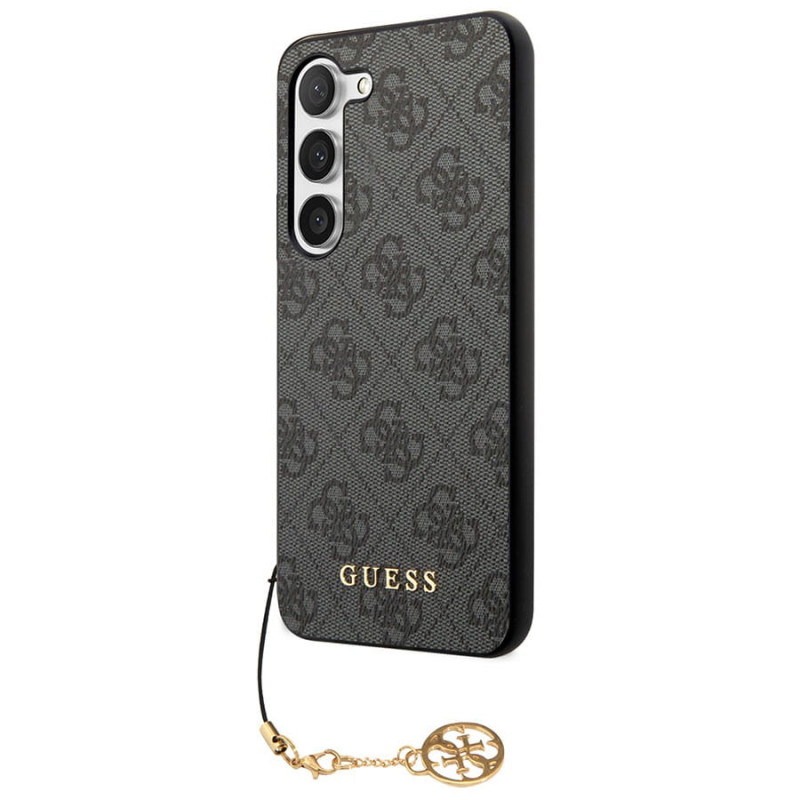 Гръб Guess 4G Charms Case  за Samsung Galaxy S24 - Сив