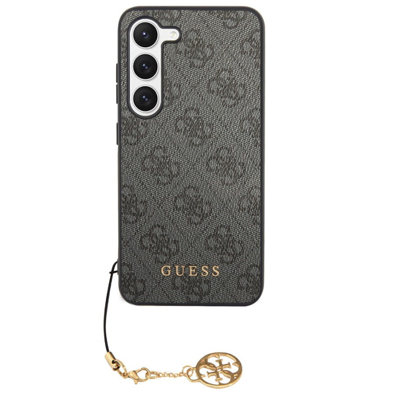 Гръб Guess за Samsung Galaxy S24 Plus, 4G Charms Case, Сив