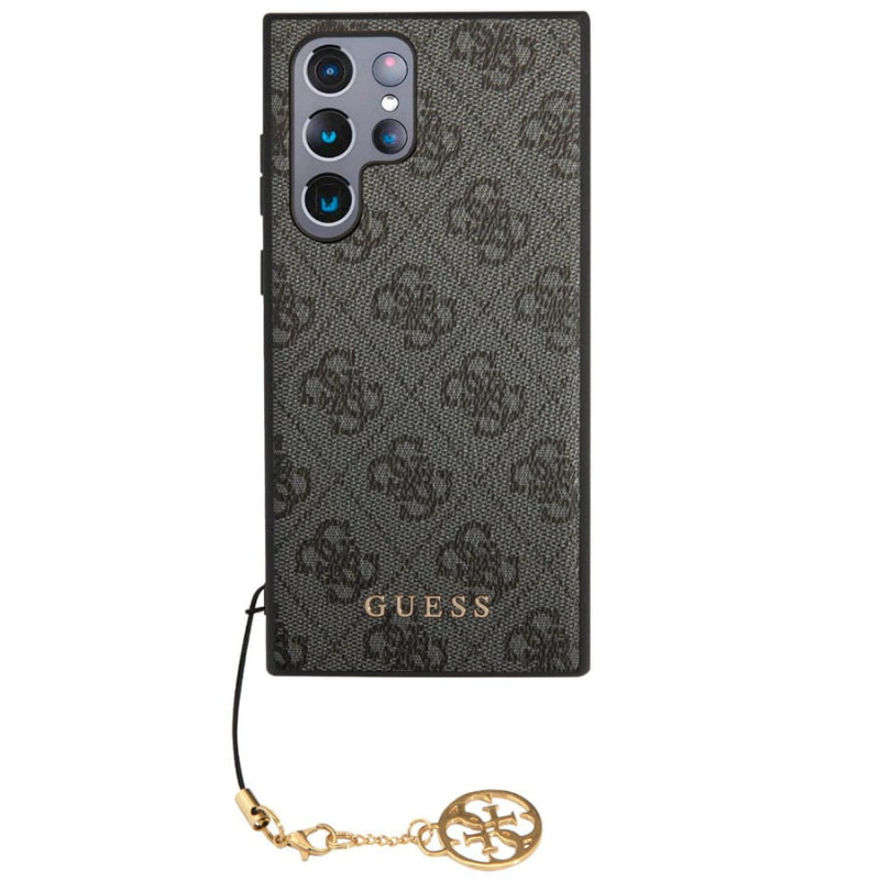 Гръб Guess 4G Charms Case  за Samsung Galaxy S24 Ultra - Сив