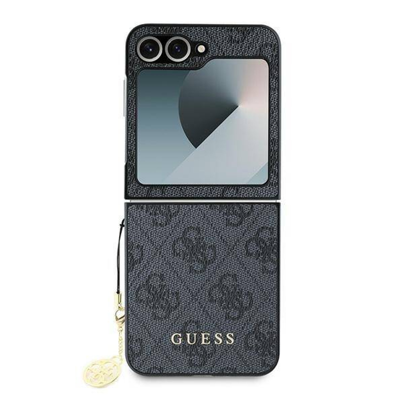 Гръб Guess 4G Charm Case за Samsung Galaxy Z Flip 6 - Сив