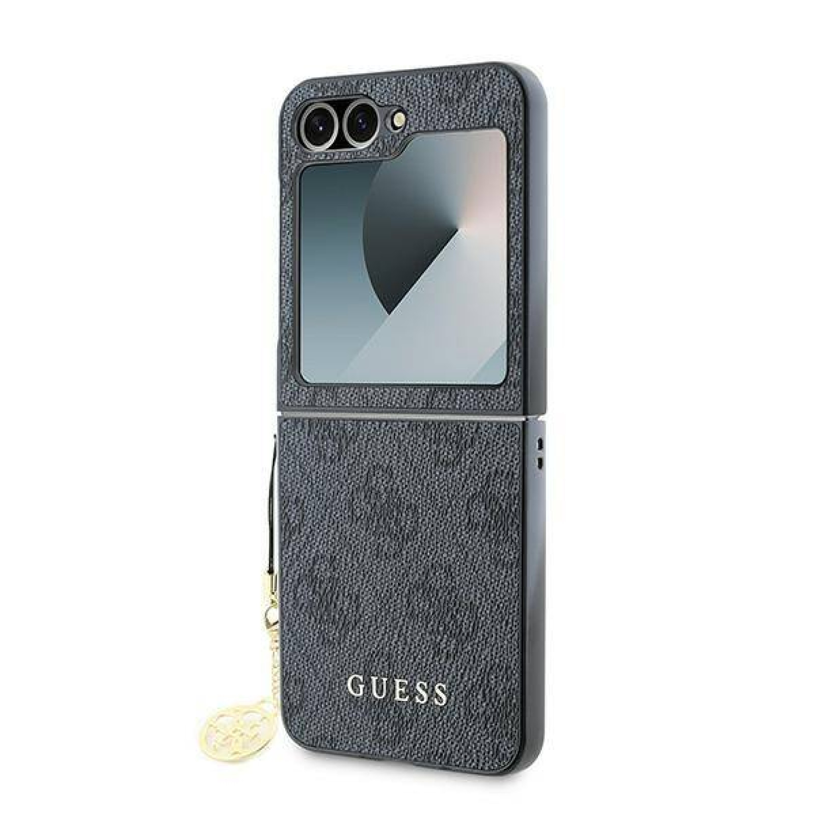 Гръб Guess 4G Charm Case за Samsung Galaxy Z Flip 6 - Сив