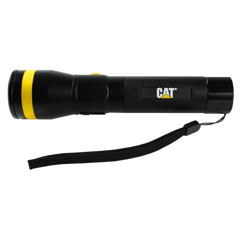 Фенер CAT CT2115, Tatical Lights ,Rechargeble, USB In+Out ,Focusing, 1200lm, Черен