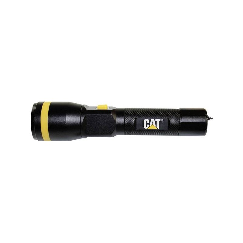 Фенер CAT CT2505, Rechargeable, USB In+Out, Focusing Tatical Lights, 550lm, Черен