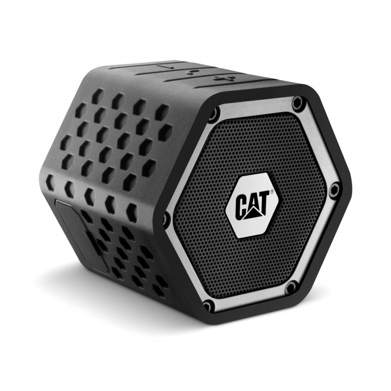 Bluetooth колконка CAT, Bt, Mnispkg, Mini Bluetooth Speaker,клас на защита IP66, автомоност 6 ЧАСА, Черен