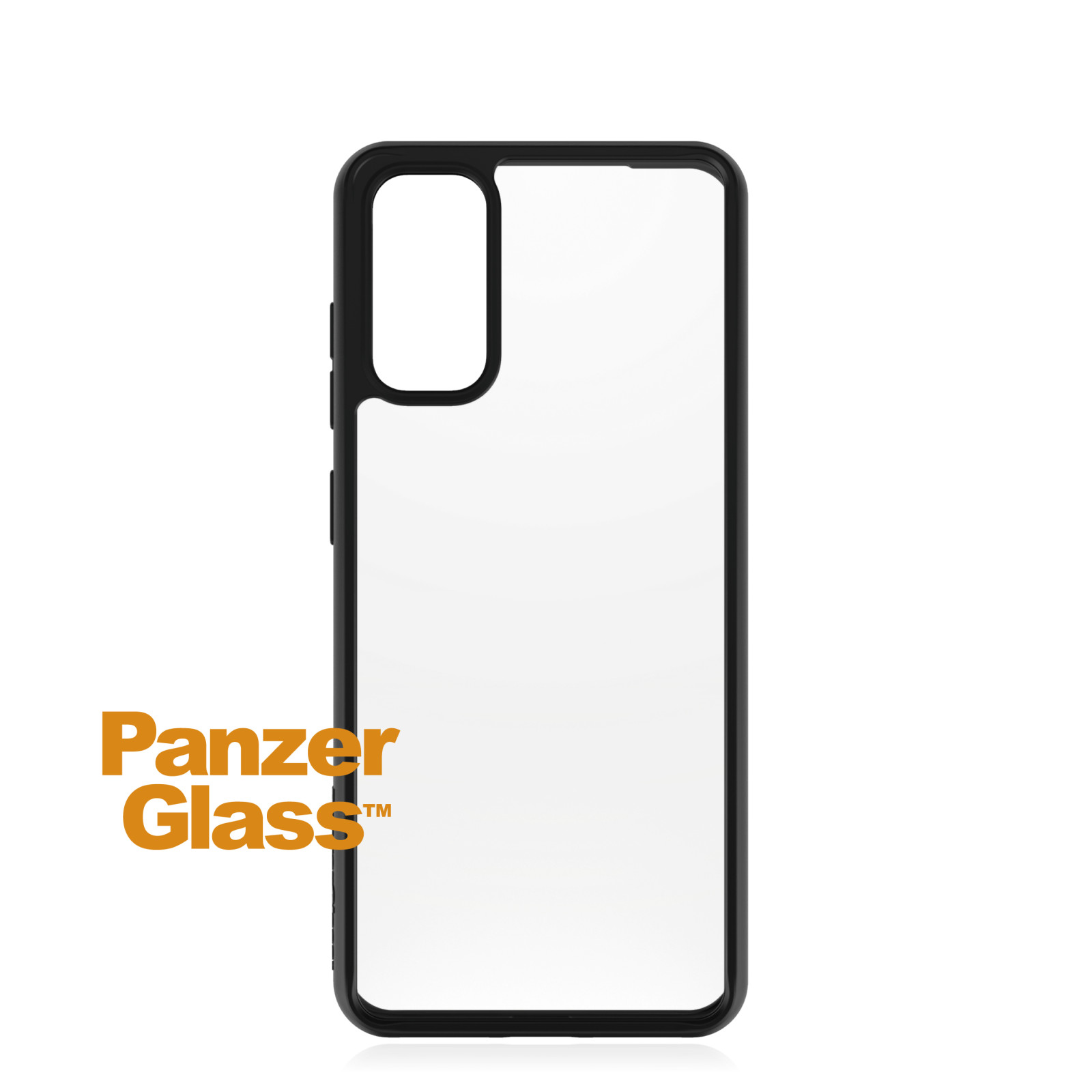 Гръб PanzerGlass ClearCase за Samsung Galaxy S20 - Черна рамка