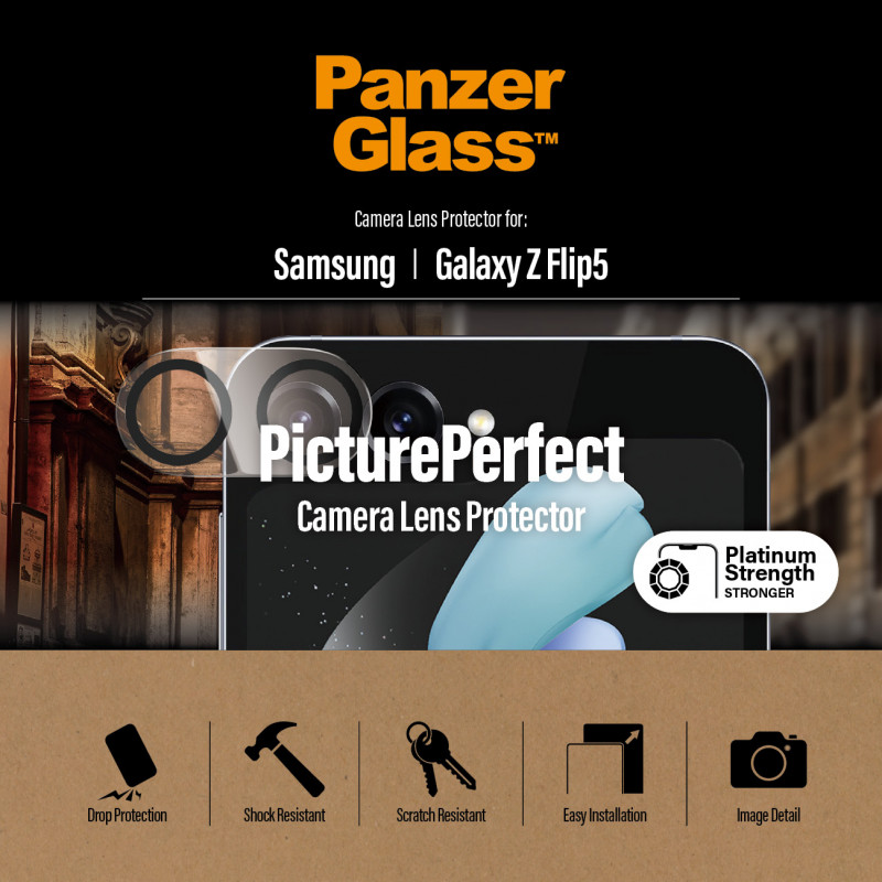 Стъклен протектор за камера PanzerGlass за Samsung Z Flip 5