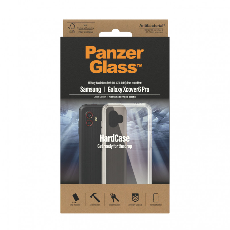 Гръб PanzerGlass за Samsung Xcover 6 Pro Hard case - Прозрачен