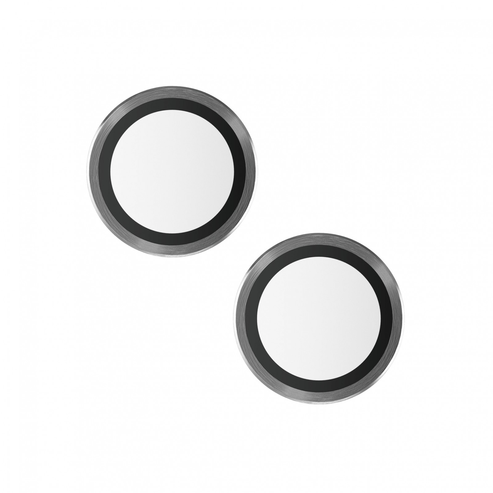Стъклен протектор за камера PanzerGlass  за Apple iPhone 15, 15 plus, Hoops, PicturePerfect, Rings, Черен