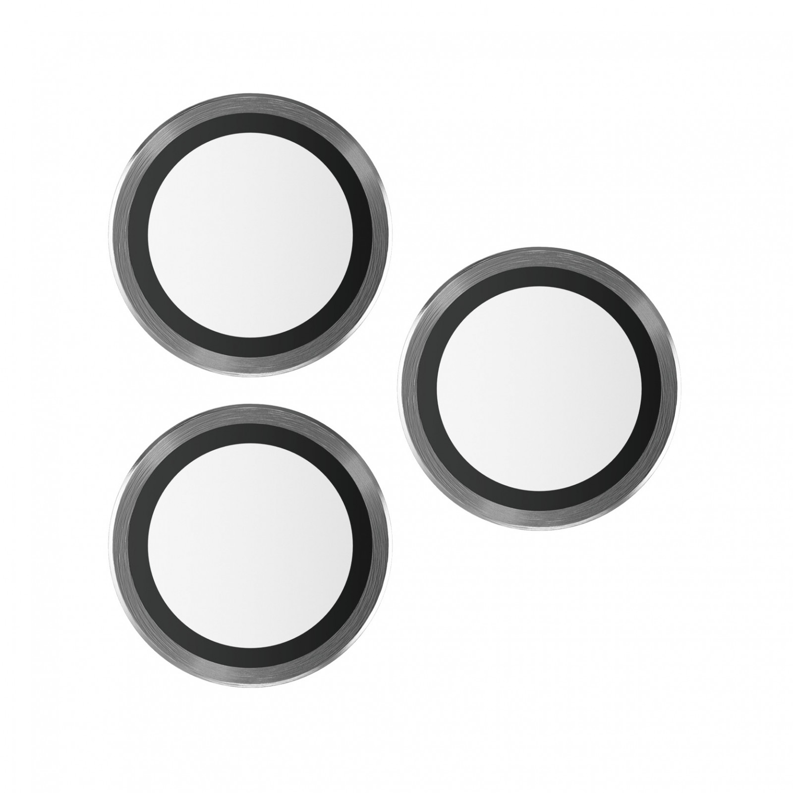  Стъклен протектор за камера PanzerGlass за Apple iPhone 15 Pro, 15 Pro Max, Hoops, PicturePerfect, Rings, Черен