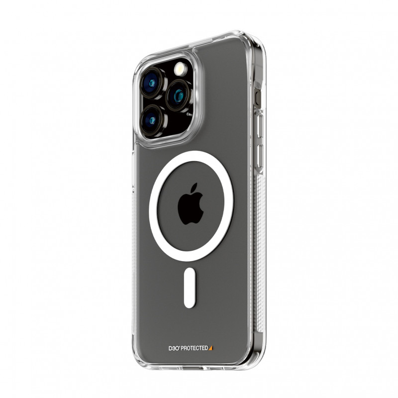 Гръб PanzerGlass за Apple iPhone 15 Pro Max, Hardcase с D3O, MagSafe, Прозрачен