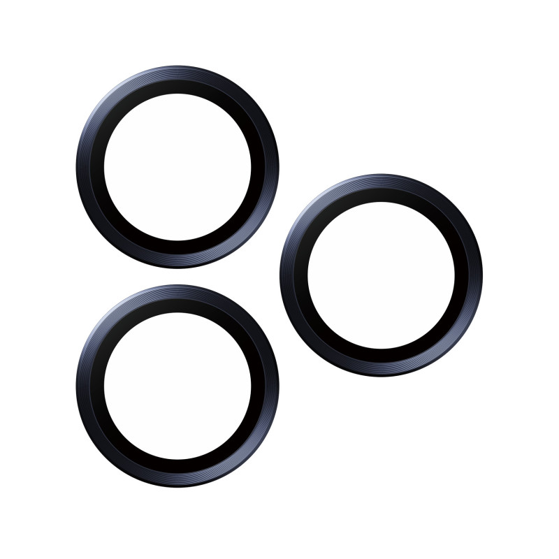 Стъклен протектор за камера PanzerGlass за Apple iPhone 15 Pro, 15 Pro Max, Hoops, PicturePerfect, Rings, Тъмно Син