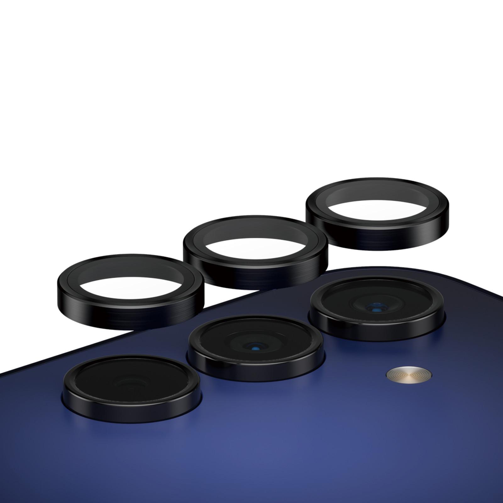 Стъклен протектор за камера PanzerGlass  за Samsung Galaxy A15,  А15  5G, Hoops, Черен