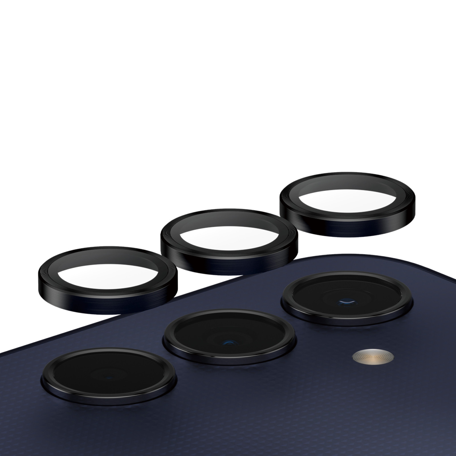Стъклен протектор за камера PanzerGlass за Samsung Galaxy A25 5G, Hoops , Черен