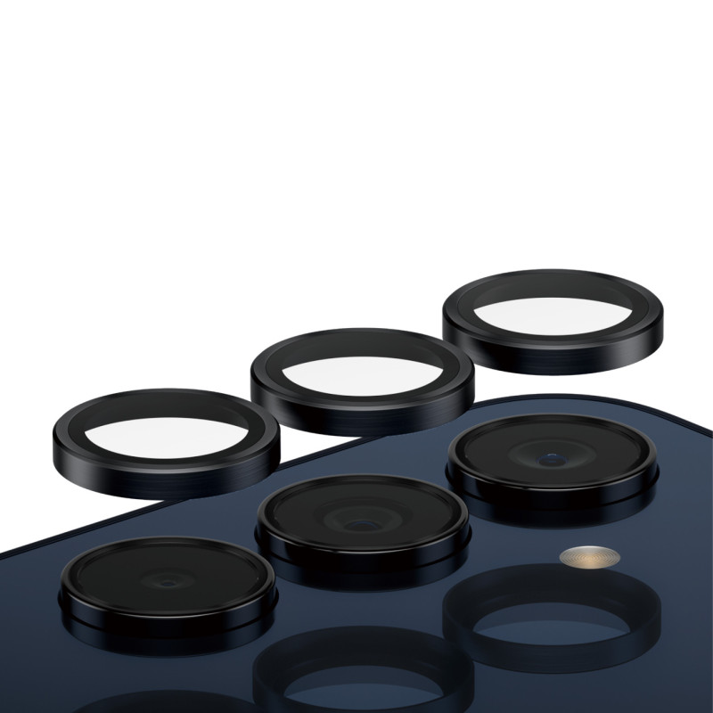 Стъклен Протектор за камера PanzerGlass за Samsung Galaxy A35 5 G, Hoops, Черен