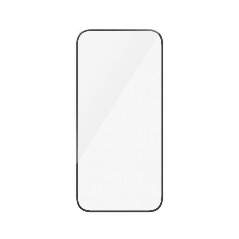 Стъклен протектор PanzerGlass за Apple iPhone 15 UWF с рамка за инсталация, Черен