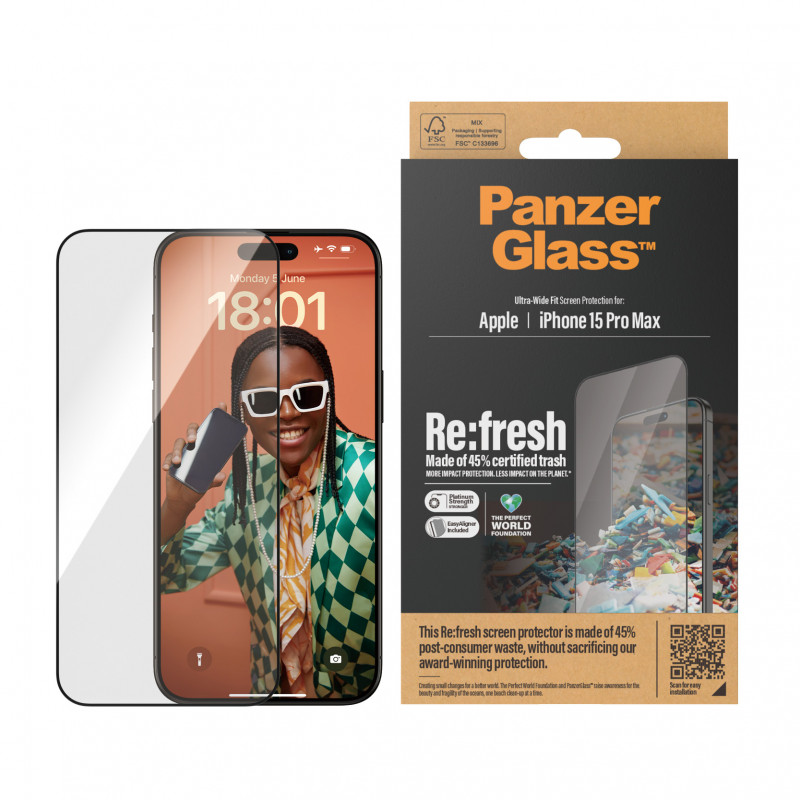 Рециклирано пластмасово фолио PanzerGlass за Apple...