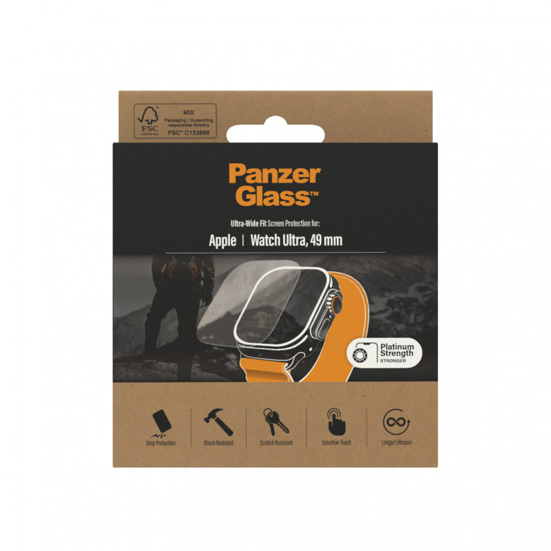 Стъклен протектор за часовник PanzerGlass за Apple watch Ultra 49mm