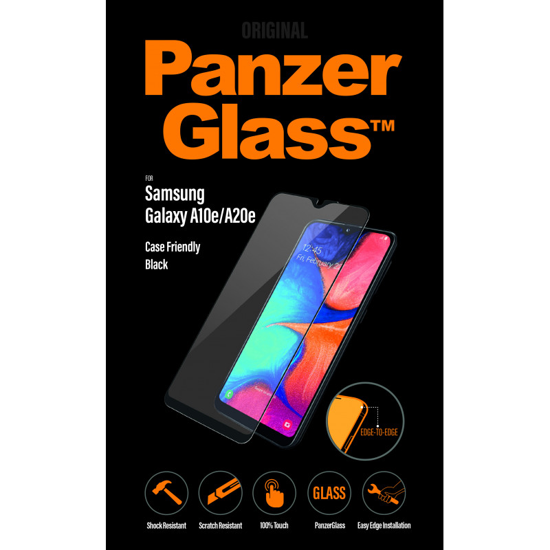 Стъклен протектор PanzerGlass за Samsung Galaxy A10E/A20E , Black