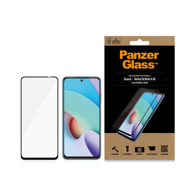 Стъклен протектор PanzerGlass за Xiaomi Redmi 10,R...