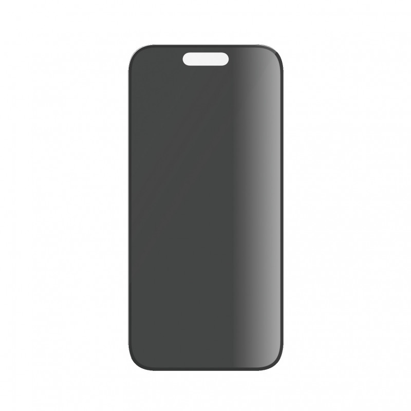 Стъклен протектор PanzerGlass за Apple iPhone 15 , UWF с рамка за инсталация, Privacy, Черен