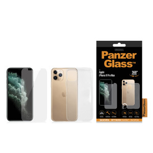 Стъклен протектор + Гръб Iphone 11 Pro Max PanzerG...
