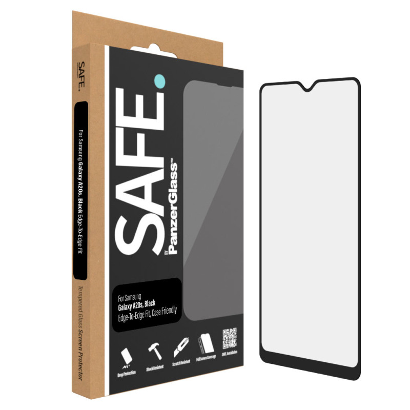 Стъклен протектор Safe за Samsung Galaxy A20s Case...