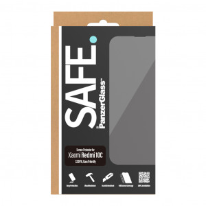 Стъклен протектор Safe за Xiaomi Redmi 10C CaseFri...