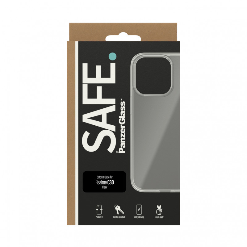 Гръб Safe Case за Realme C30 - Прозрачен...